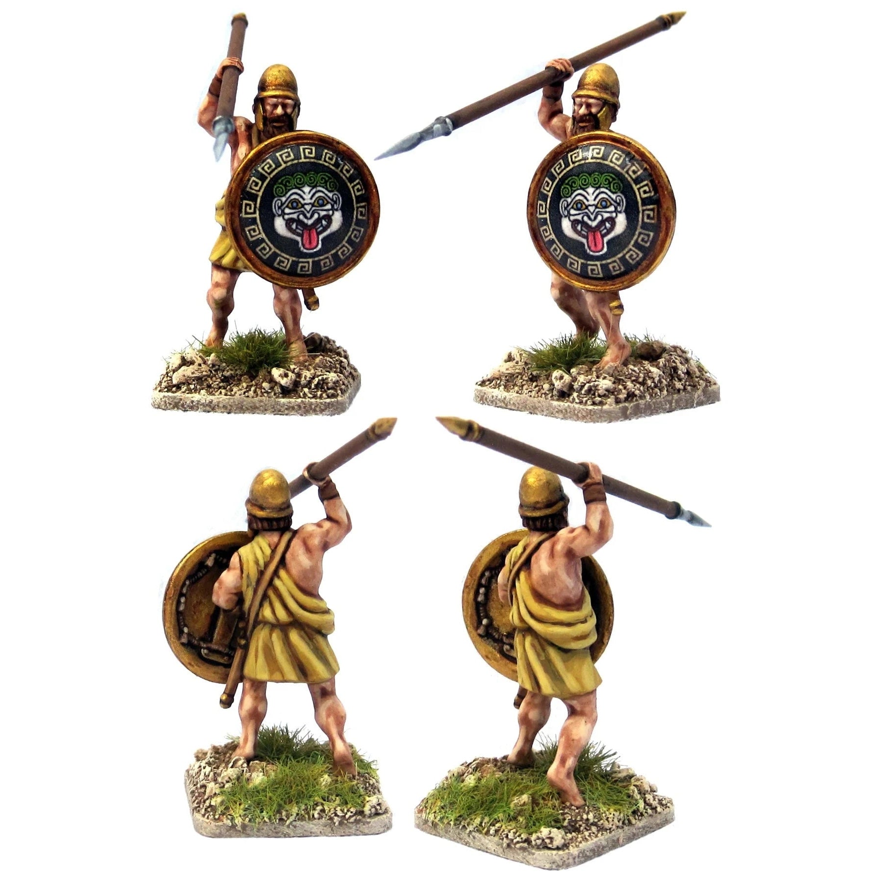 Victrix | Ancients Greek Unarmoured Hoplites & Archers | 28mm Plastic Unit | North Star Games | Miniature Kingdoms