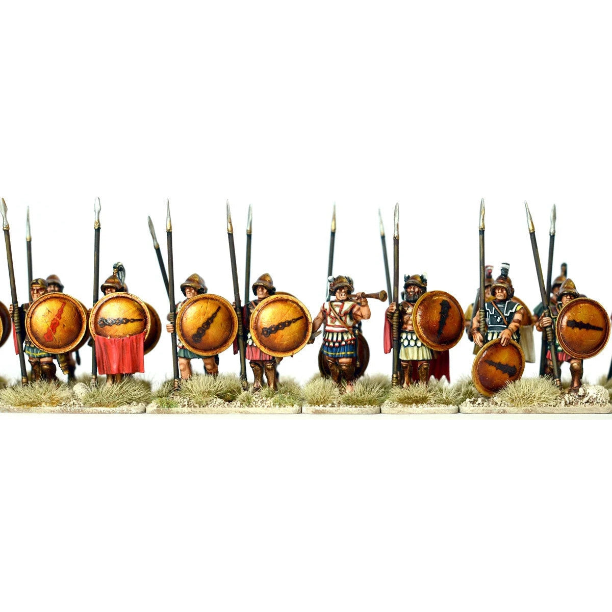 Victrix | Ancients Theban Armoured Hoplites | 28mm Plastic Unit | North Star Games | Miniature Kingdoms