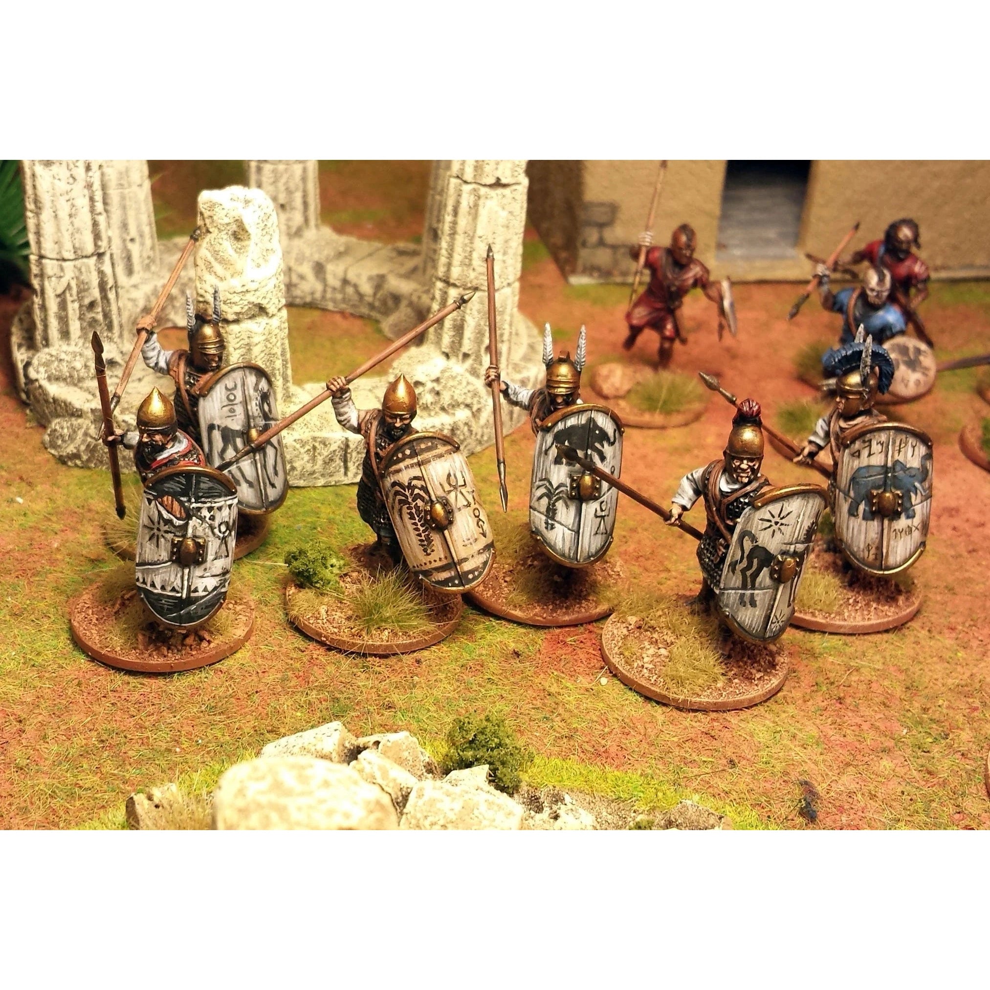 Victrix | Ancients Warriors Of Carthage | 28mm Plastic Unit | North Star Games | Miniature Kingdoms