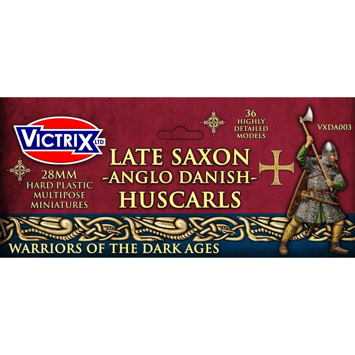 Victrix | Dark Ages Late Saxon Anglo Danish Huscarls | 28mm Plastic Unit | North Star Games | Miniature Kingdoms