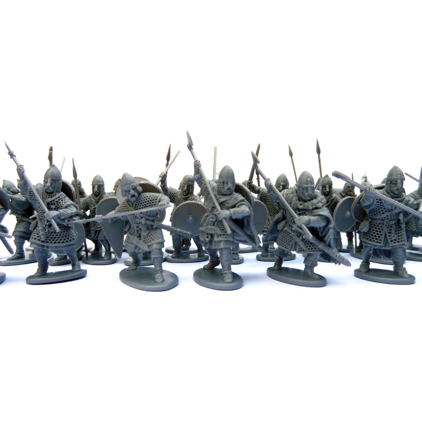 Victrix | Dark Ages Late Saxon Anglo Danish Sixty Models | 28mm Plastic Unit | North Star Games | Miniature Kingdoms