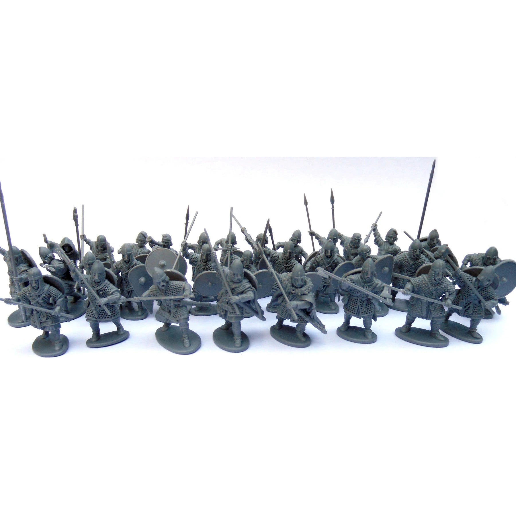 Victrix | Dark Ages Late Saxon Anglo Danish Sixty Models | 28mm Plastic Unit | North Star Games | Miniature Kingdoms