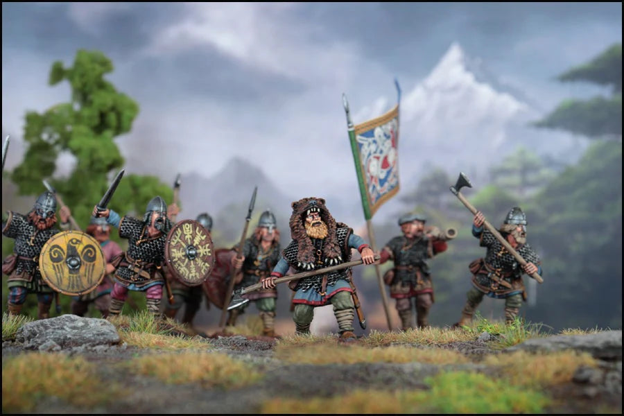 Victrix | Dark Ages Vikings | 28mm Plastic Unit | North Star Games | Miniature Kingdoms