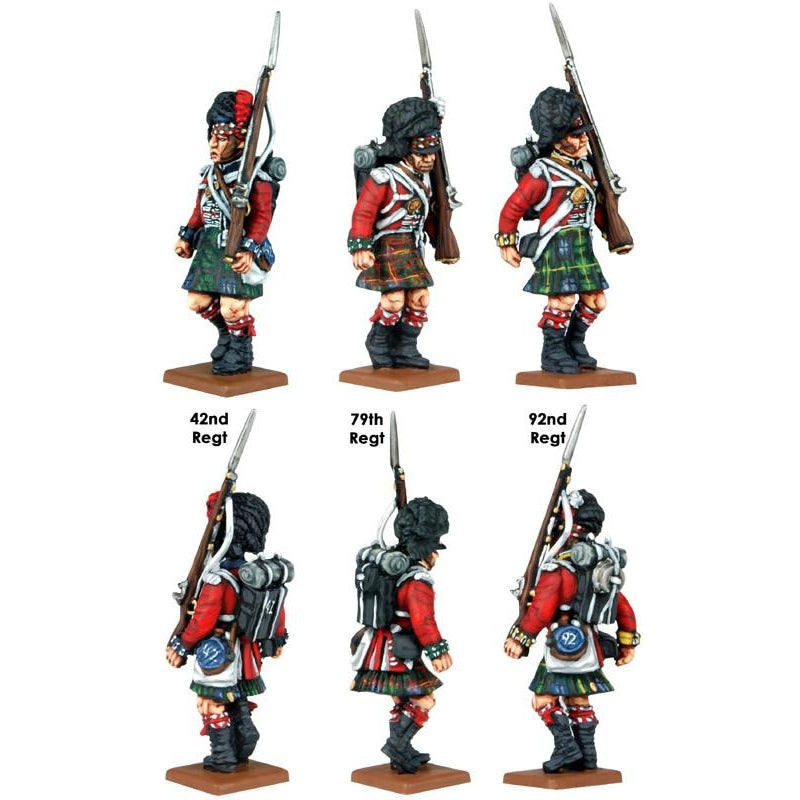 Victrix | Napoleonic British Highlanders Centre Companies | 28mm Plastic Unit | North Star Games | Miniature Kingdoms