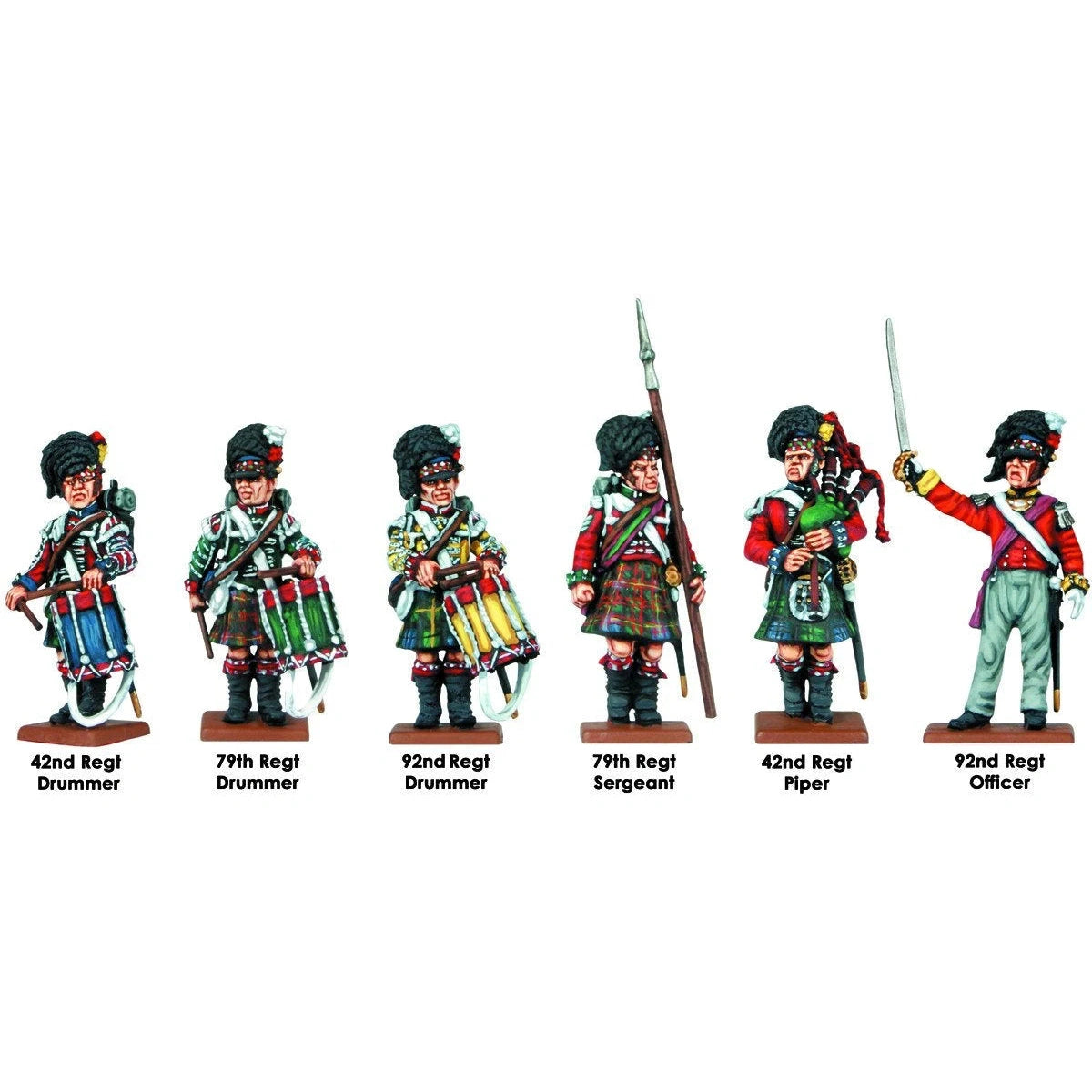 Victrix | Napoleonic British Highlanders Centre Companies | 28mm Plastic Unit | North Star Games | Miniature Kingdoms