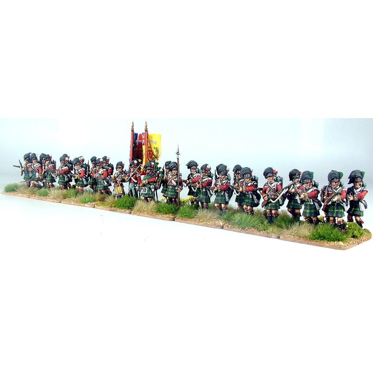 Victrix | Napoleonic British Highlanders Centre Companies | 28mm Plastic Unit | North Star Games | Miniature Kingdoms