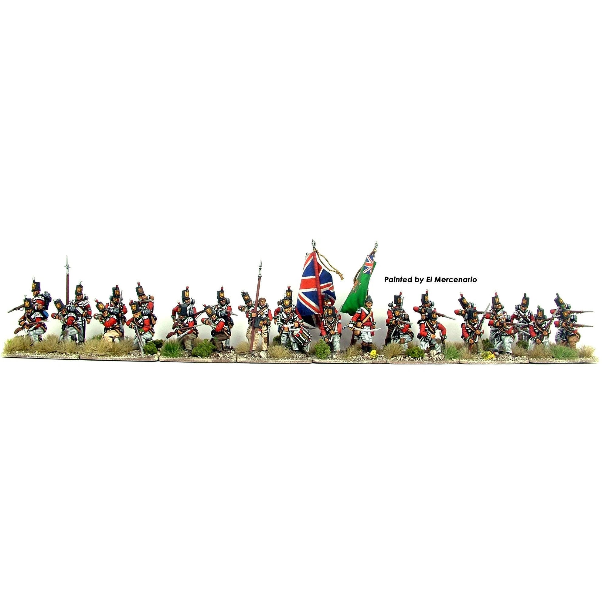 Victrix | Napoleonic Peninsular British Infantry Centre Companies | 28mm Plastic Unit | North Star Games | Miniature Kingdoms