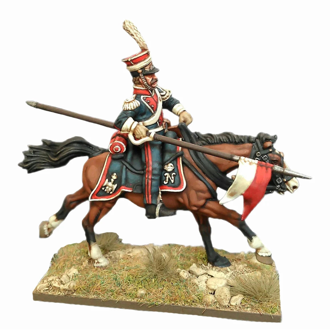 Victrix | Napoleonic French Imperial Guard Lancers | 28mm Plastic Unit | North Star Games | Miniature Kingdoms