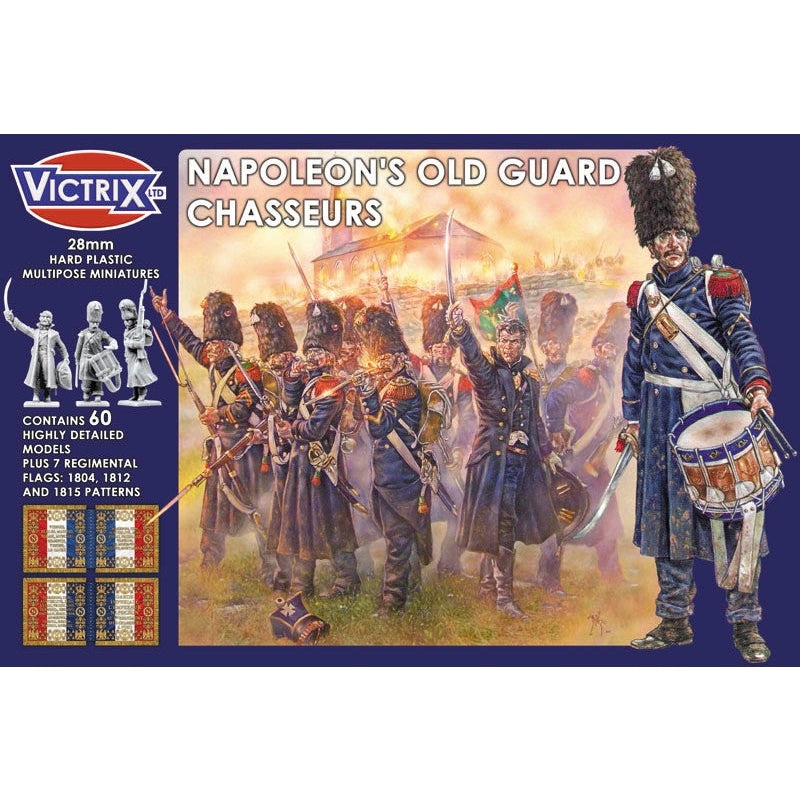 Victrix | Napoleonic Old Guard Chasseurs | 28mm Plastic Unit | North Star Games | Miniature Kingdoms