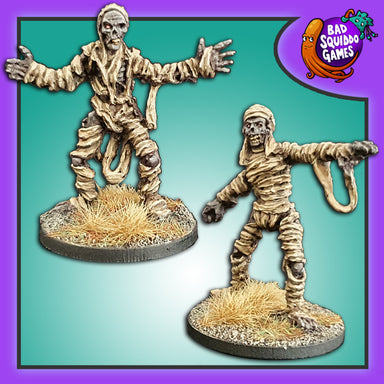 Bad Squiddo Games | Horror | Mummies | 28mm Metal Blister Pack