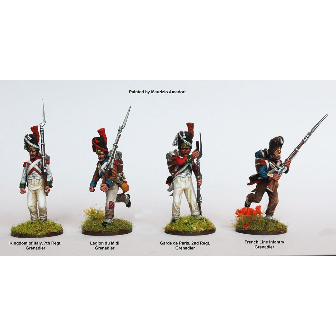 Perry Miniatures | Napoleonic Wars French Infantry Elite Companies 1807-1814 | 28mm Plastic Unit | North Star Games | Miniature Kingdoms