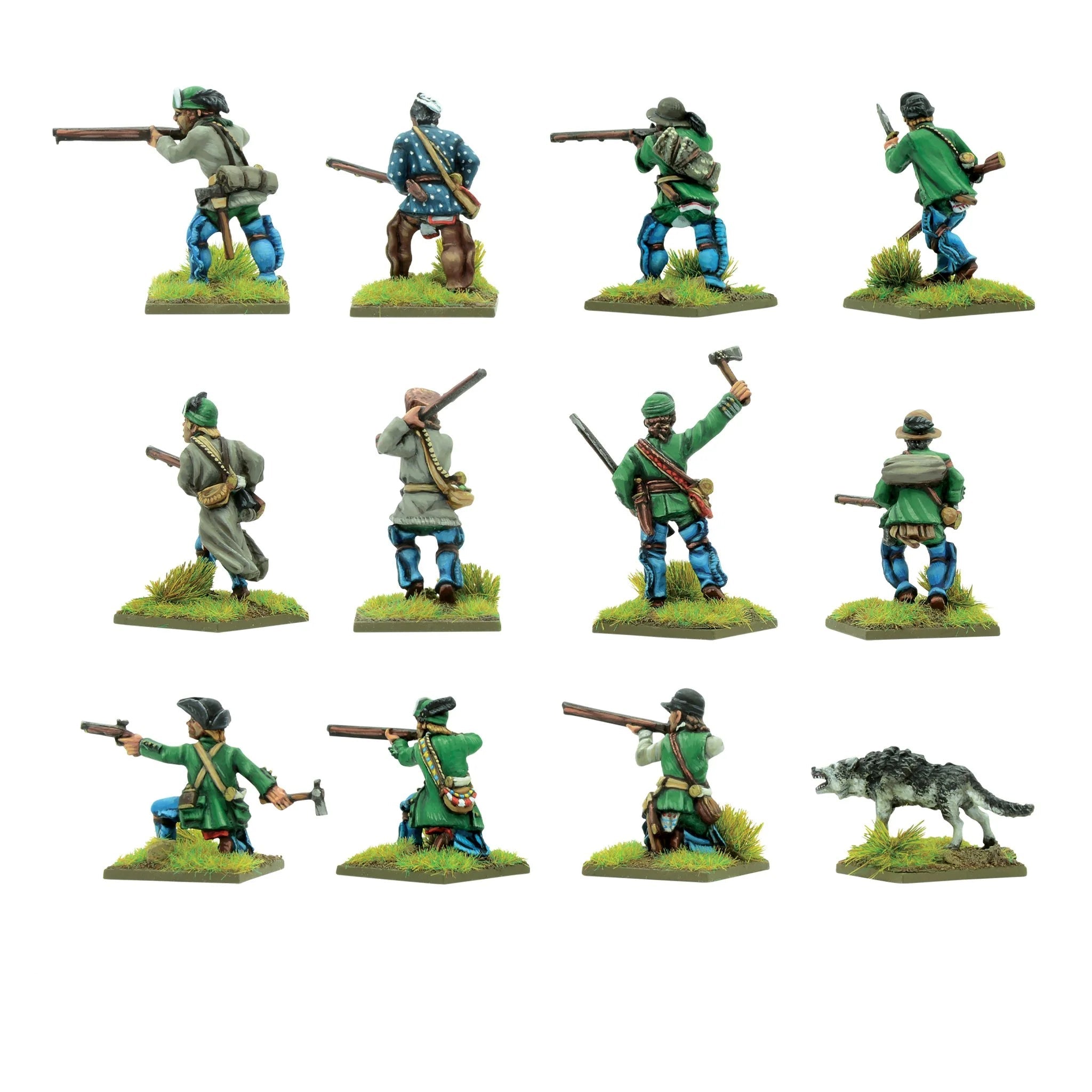 Black Powder | FIW Rogers' Rangers | 28mm Metal Unit