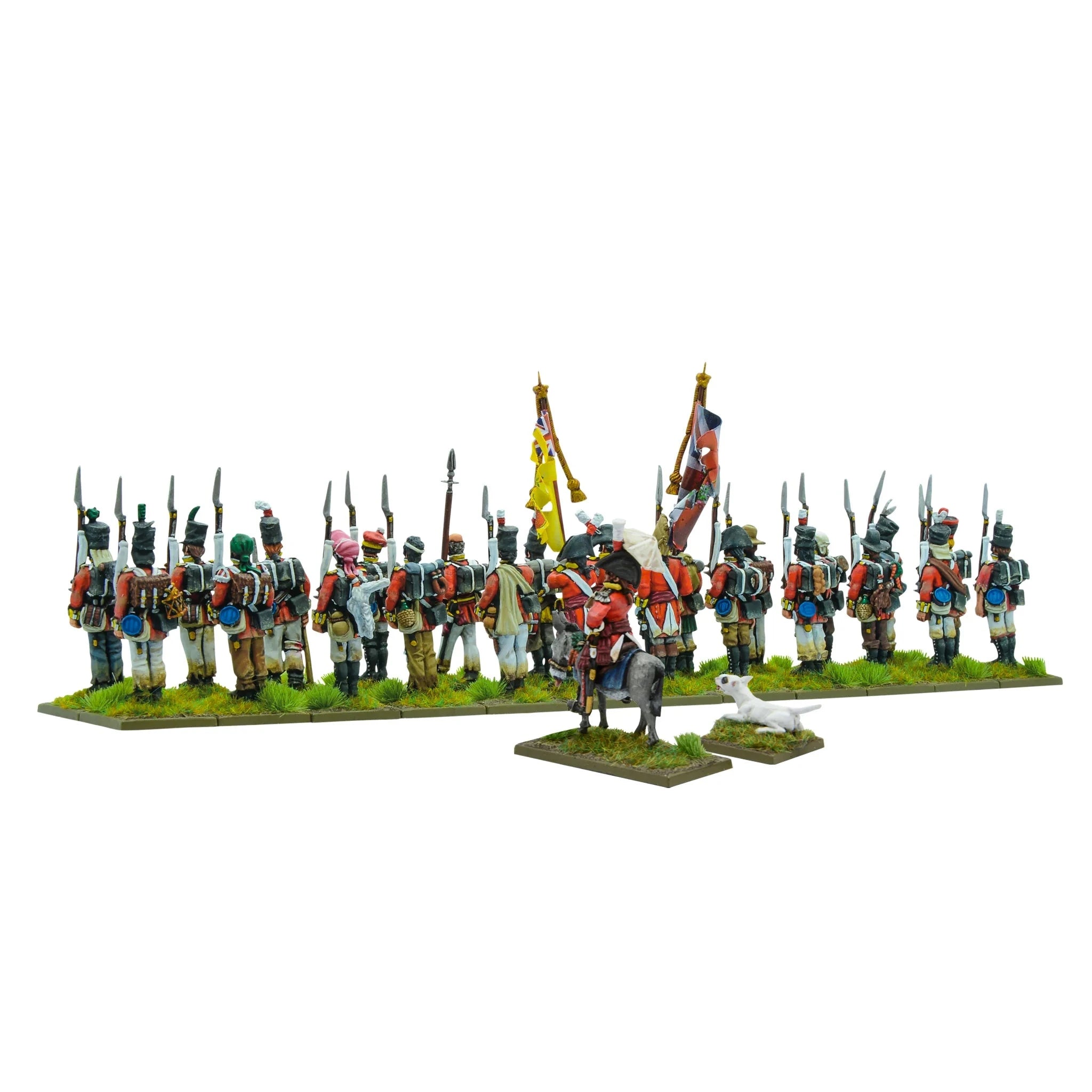 Black Powder | British O'er The Hills And Far Away | 28mm Plastic Unit