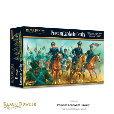 Black Powder | Prussian Landwehr Cavalry | 28mm Plastic Unit | Warlord | Miniature Kingdoms