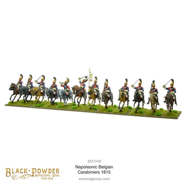 Black Powder | Belgian Carbiners | 28mm Plastic Unit | Warlord | Miniature Kingdoms