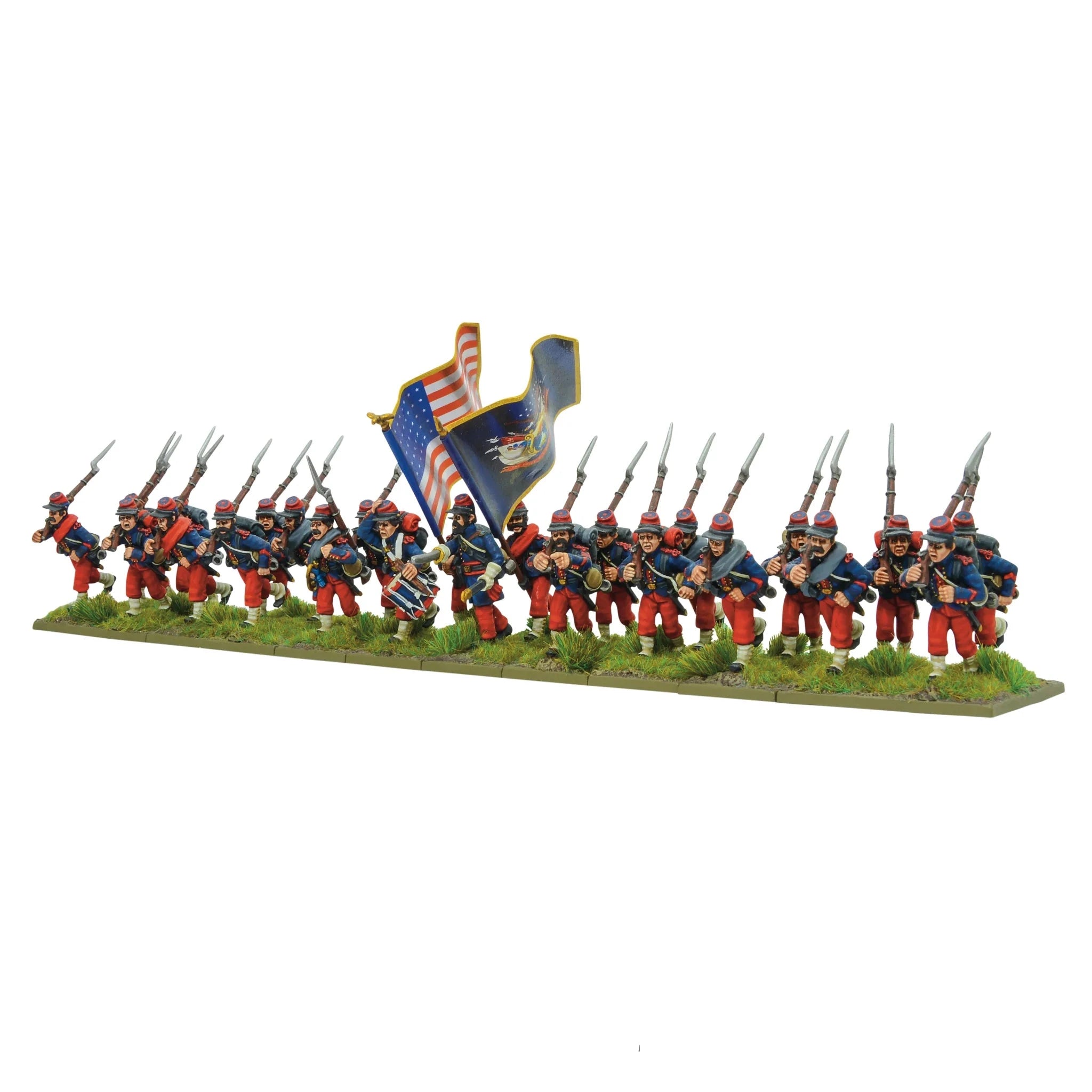 Black Powder | ACW Zouaves Regiment | 28mm Resin Unit