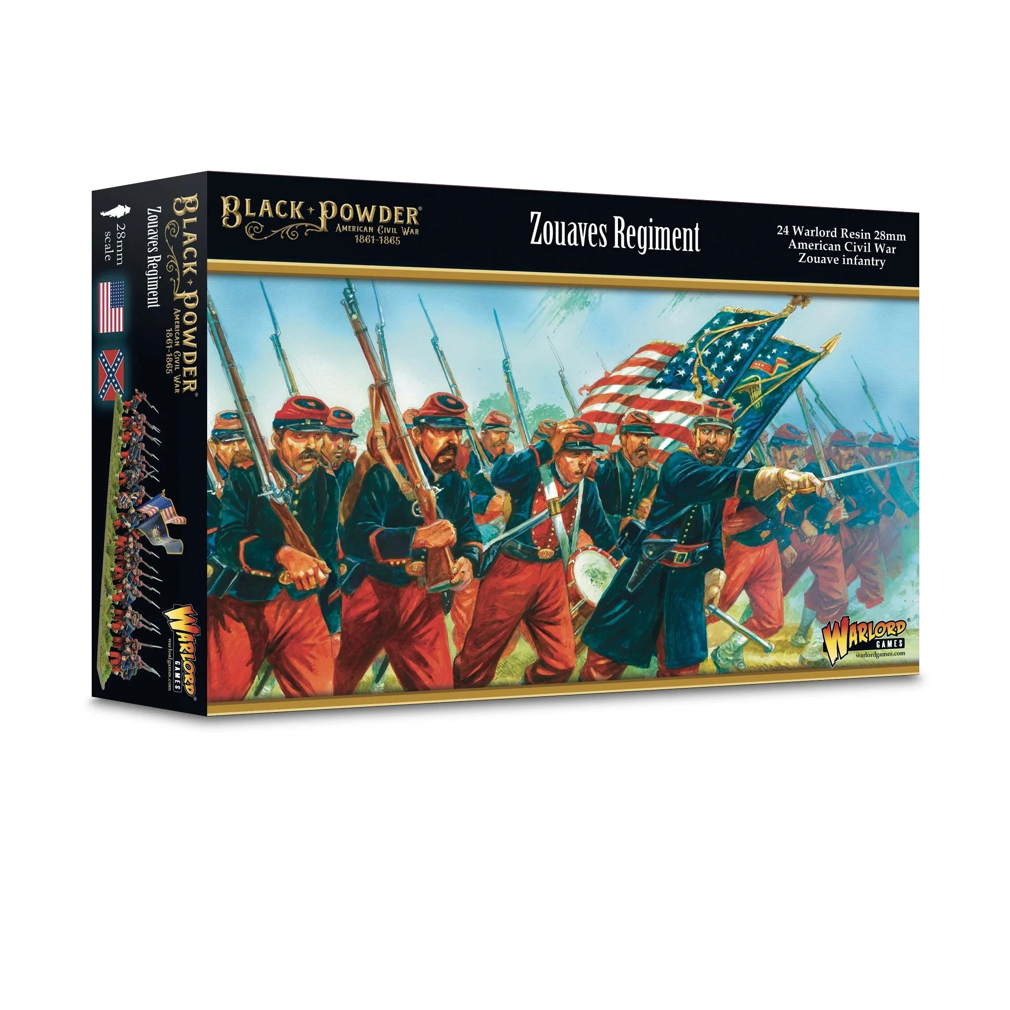 Black Powder | ACW Zouaves Regiment | 28mm Resin Unit