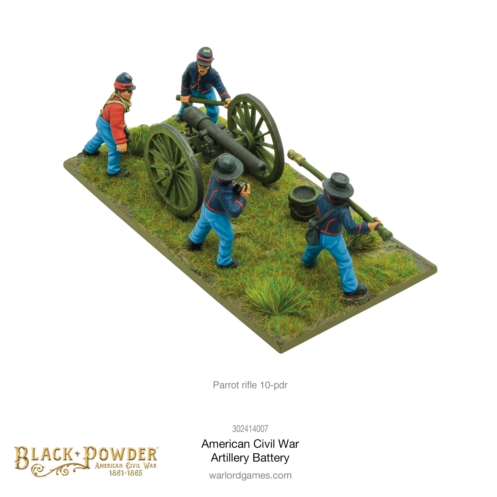 Black Powder | ACW Artillery Battery | 28mm Resin Unit