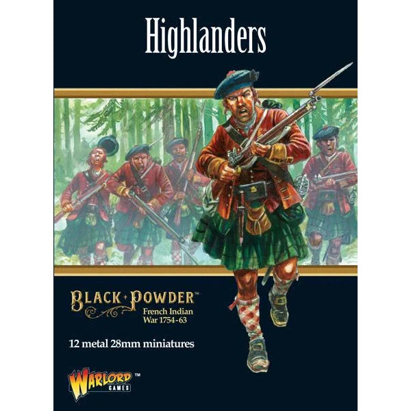 Black Powder | FIW Highlanders | 28mm Metal Unit | Warlord | Miniature Kingdoms