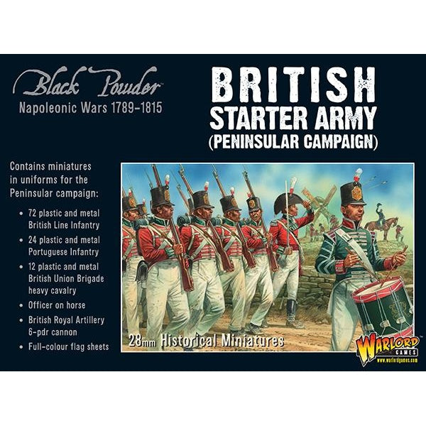 Black Powder | British Peninsular War | 28mm Plastic Starter | Warlord | Miniature Kingdoms