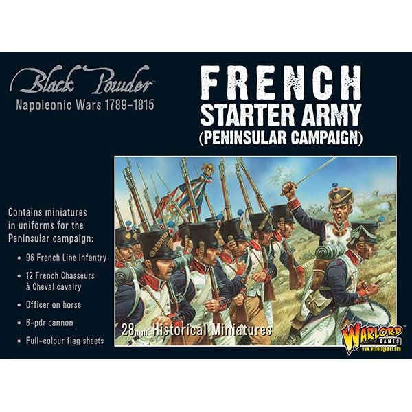 Black Powder | French Peninsular War | 28mm Plastic Starter | Warlord | Miniature Kingdoms