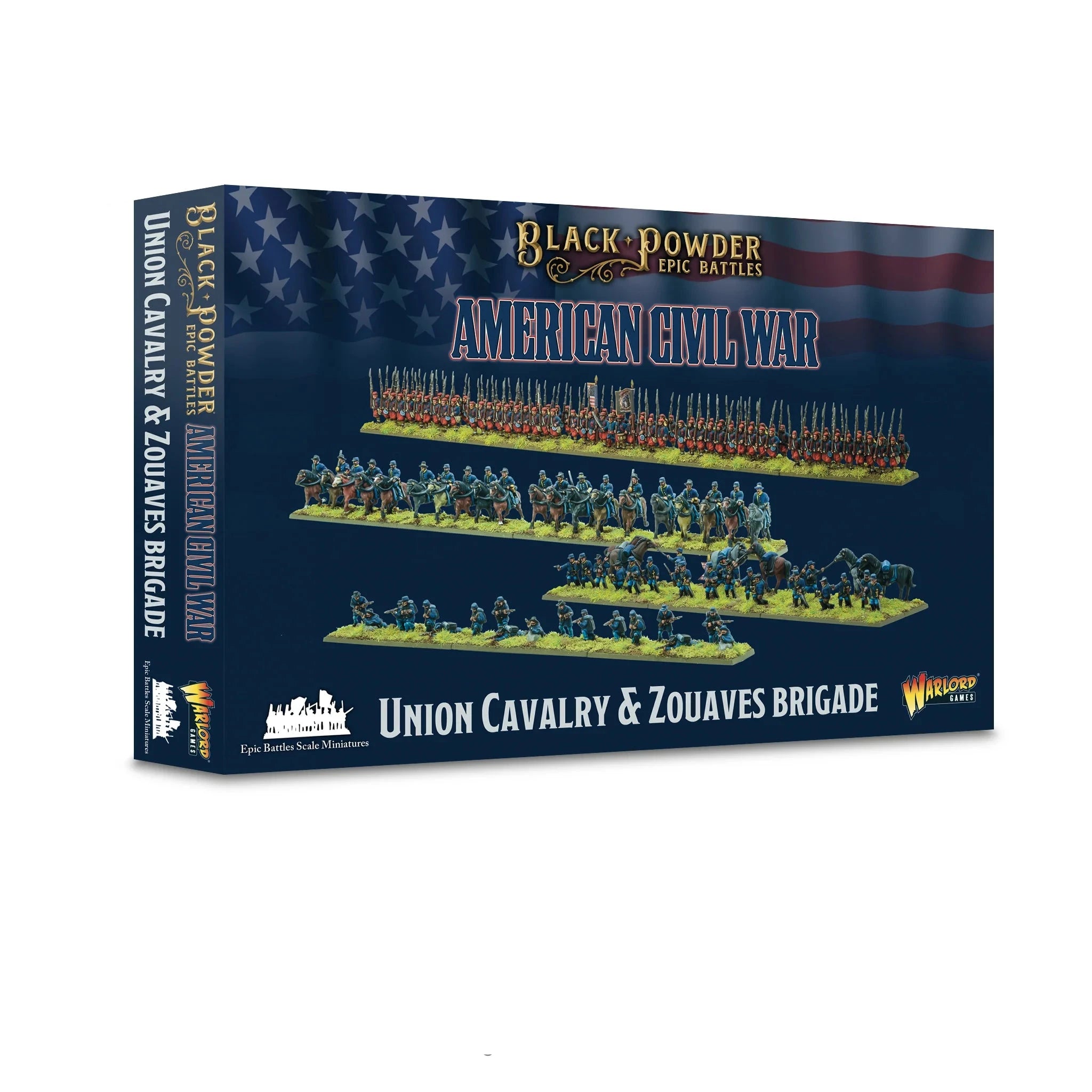 Black Powder Epic | American Civil War Union Cavalry and Zouves | 15mm Plastic Unit