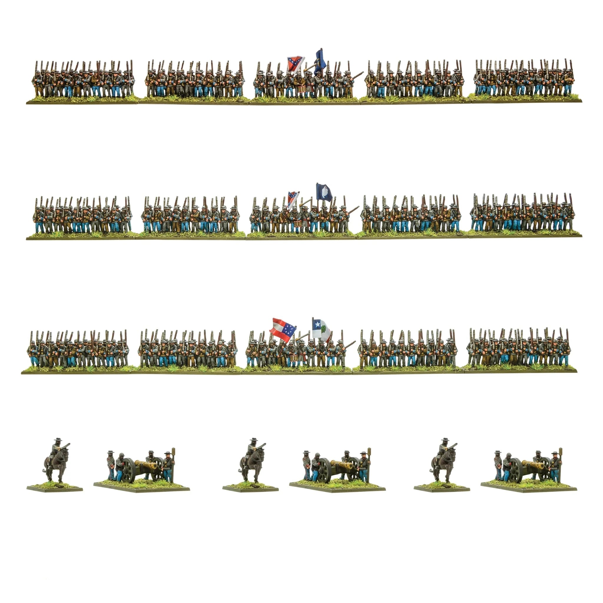 Black Powder Epic | American Civil War Confederate Brigade | 15mm Plastic Unit