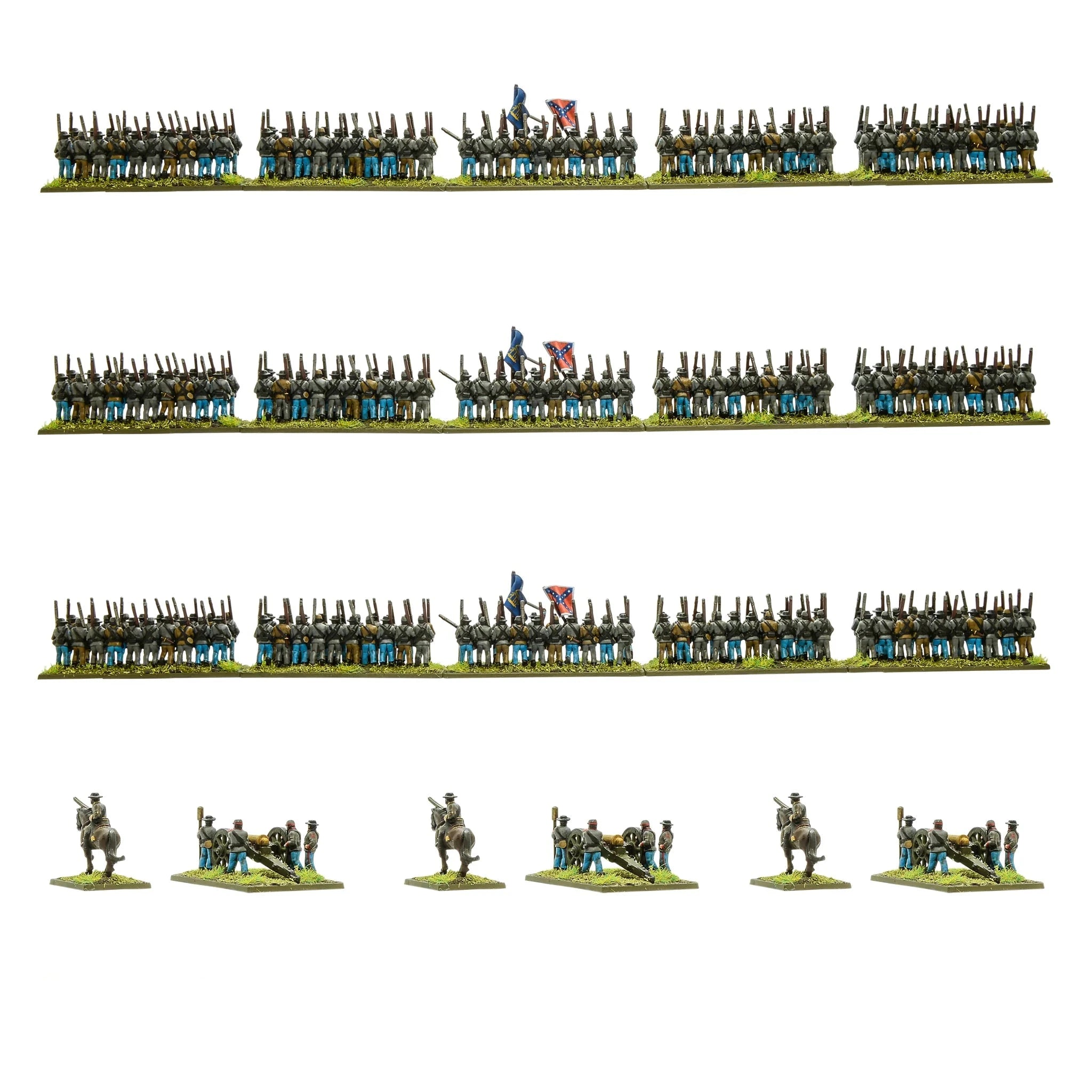 Black Powder Epic | American Civil War Confederate Brigade | 15mm Plastic Unit