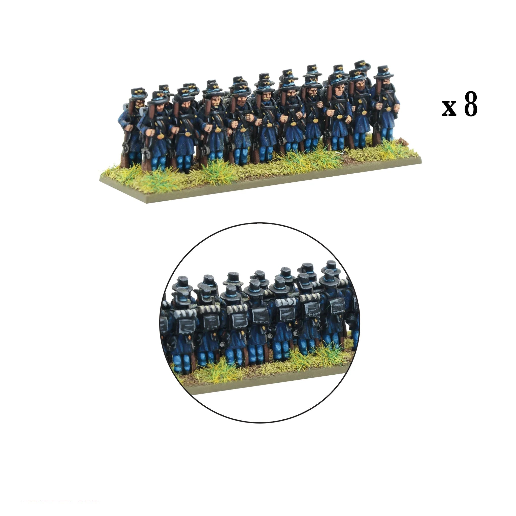 Black Powder Epic | ACW American Civil War The Iron Brigade | 13.5mm Resin Small Box