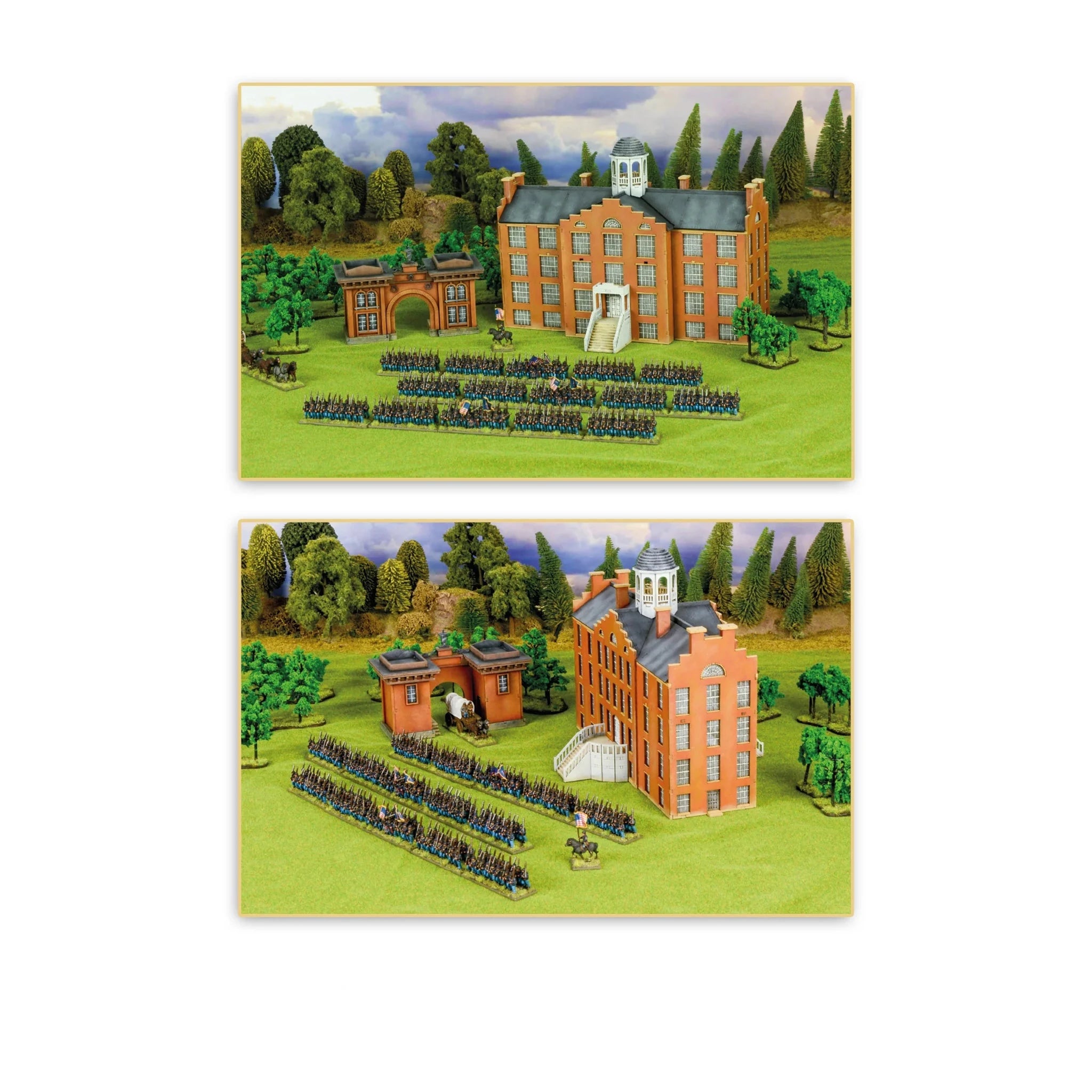 Sarissa Precision | North American 15mm | Gettysburg Scenery Set ACW02E | MDF Terrain