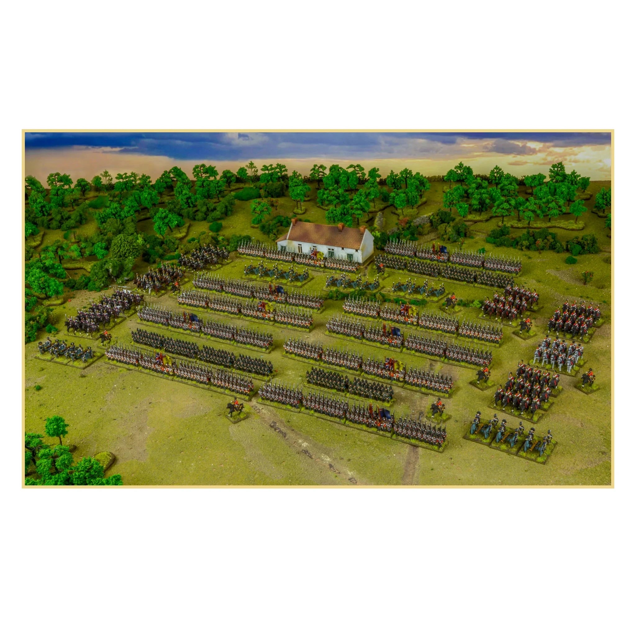 Black Powder Epic | Waterloo Campaign | Wellington's British Starter Army | 15mm Plastic Starter | Warlord | Miniature Kingdoms