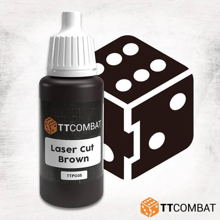 TTCombat | Laser Cut Brown | 17ml Individual Paint | TTCombat | Miniature Kingdoms