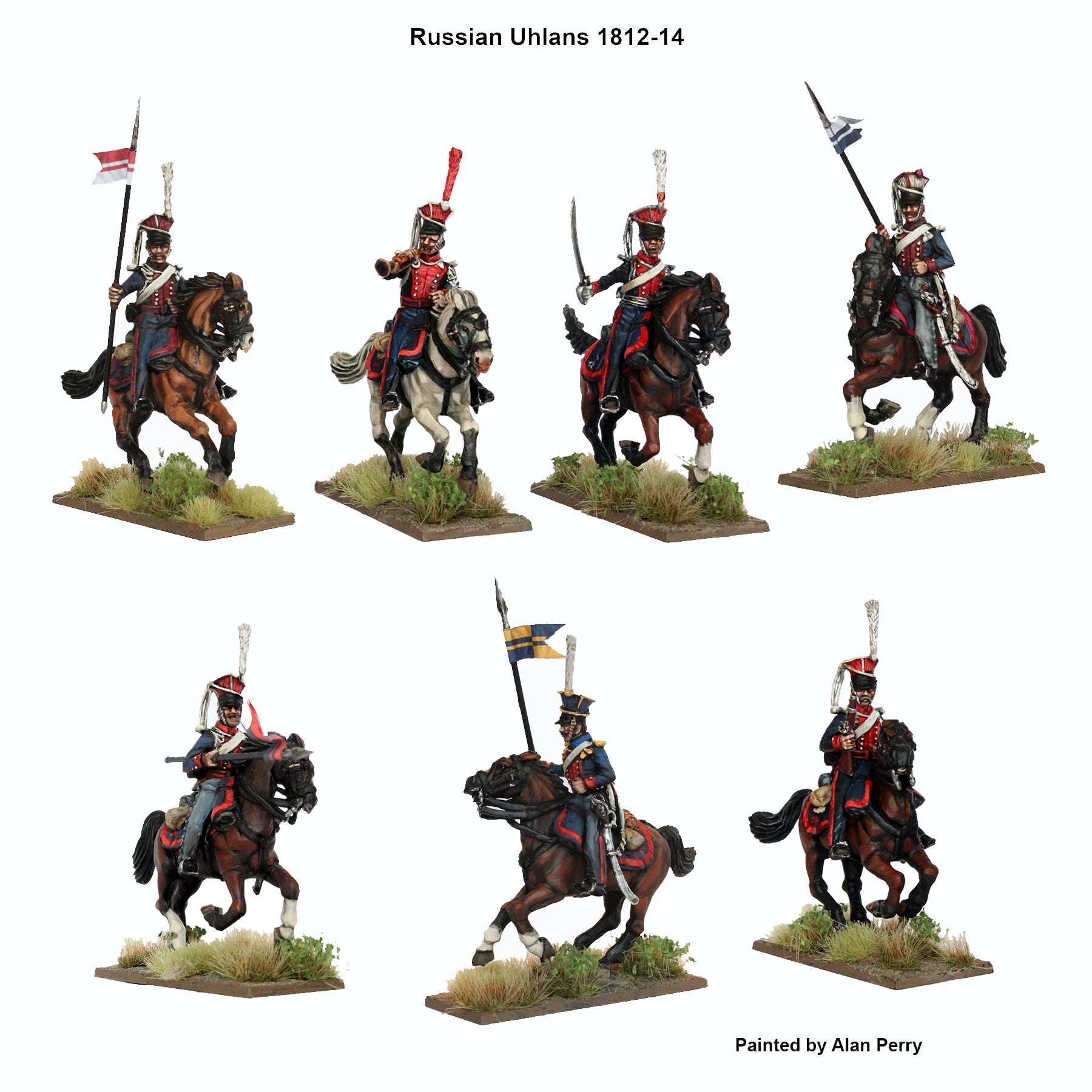 Perry Miniatures | Napoleonic Wars Russian Uhlans 1812-1814 | 28mm Plastic Unit | North Star Games | Miniature Kingdoms