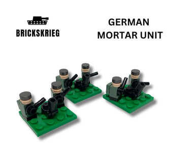 Brickskrieg | German | Heavy Mortar Unit | 1/100 Scale Blocks Bag Pack