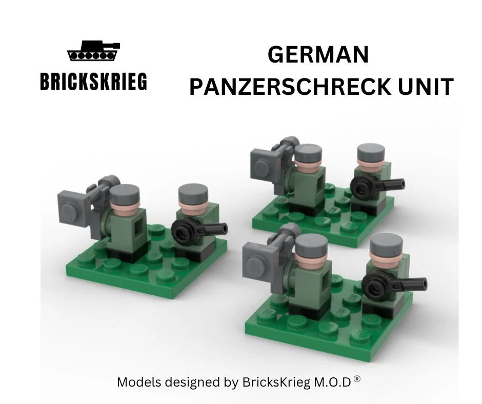 Brickskrieg | Britain vs Germany | Battle in a Box | 1/100 Scale Blocks 2 Player Starter