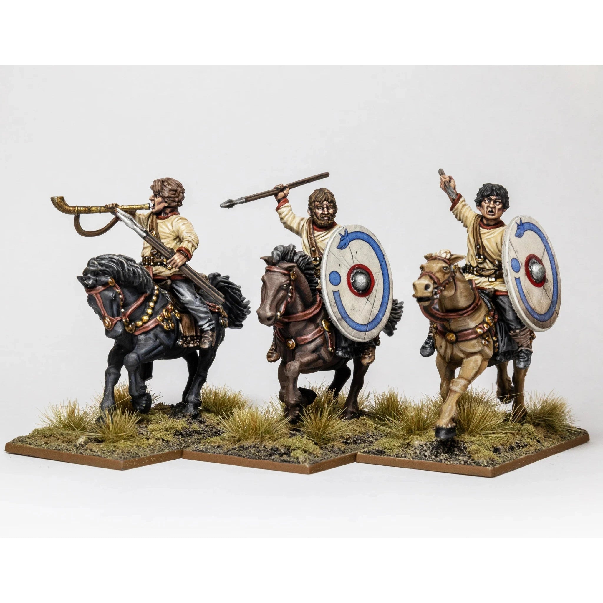 Victrix | Dark Ages Late Roman Unarmoured Cavalry | 28mm Plastic Unit | North Star Games | Miniature Kingdoms