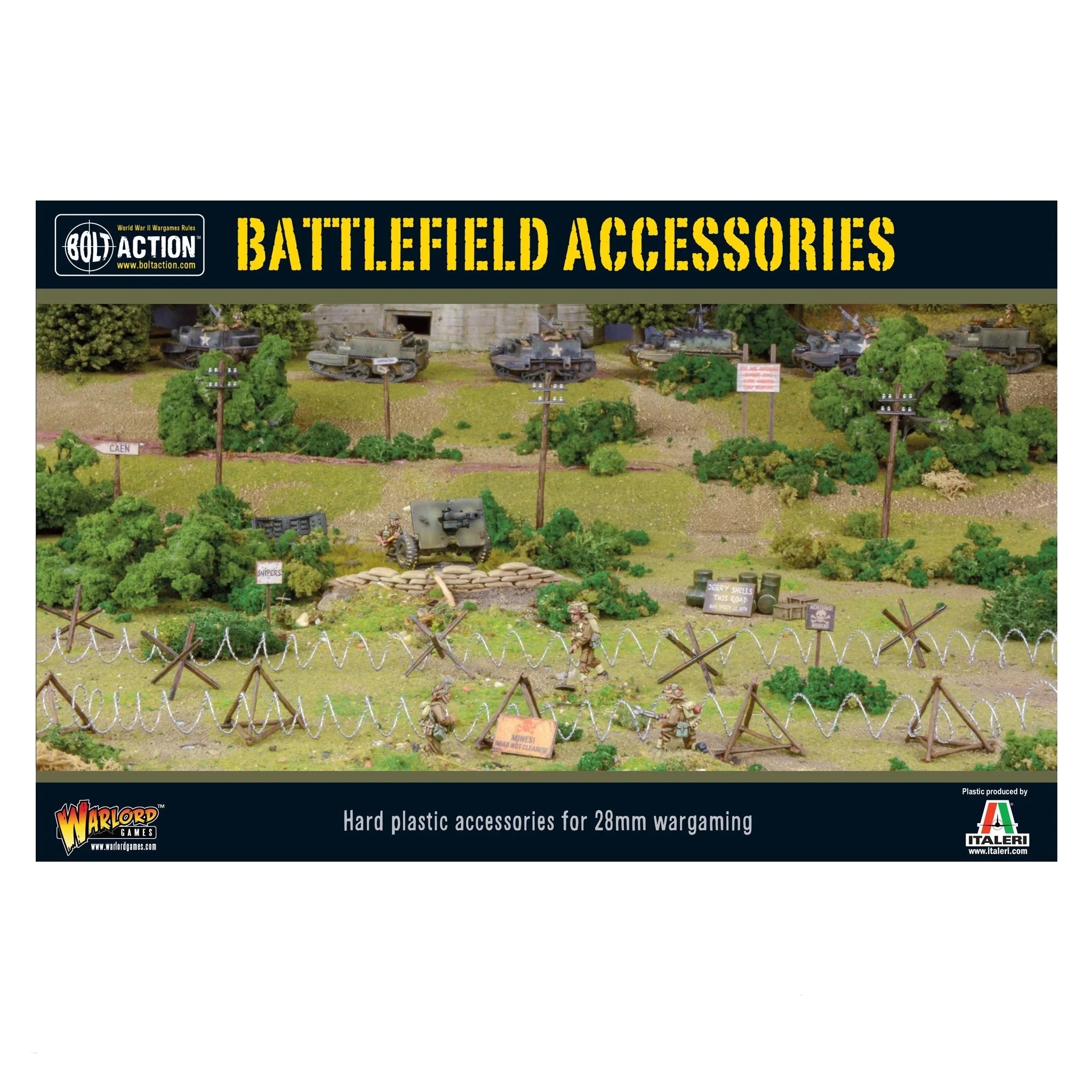 Bolt Action | Battlefield Accessories | 28mm Plastic Terrain