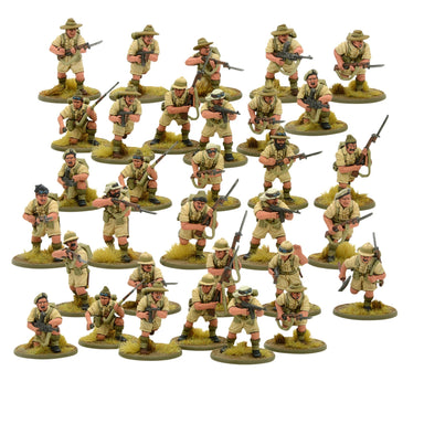 Bolt Action | British | Commonwealth Infantry | 28mm Plastic Unit | Warlord | Miniature Kingdoms