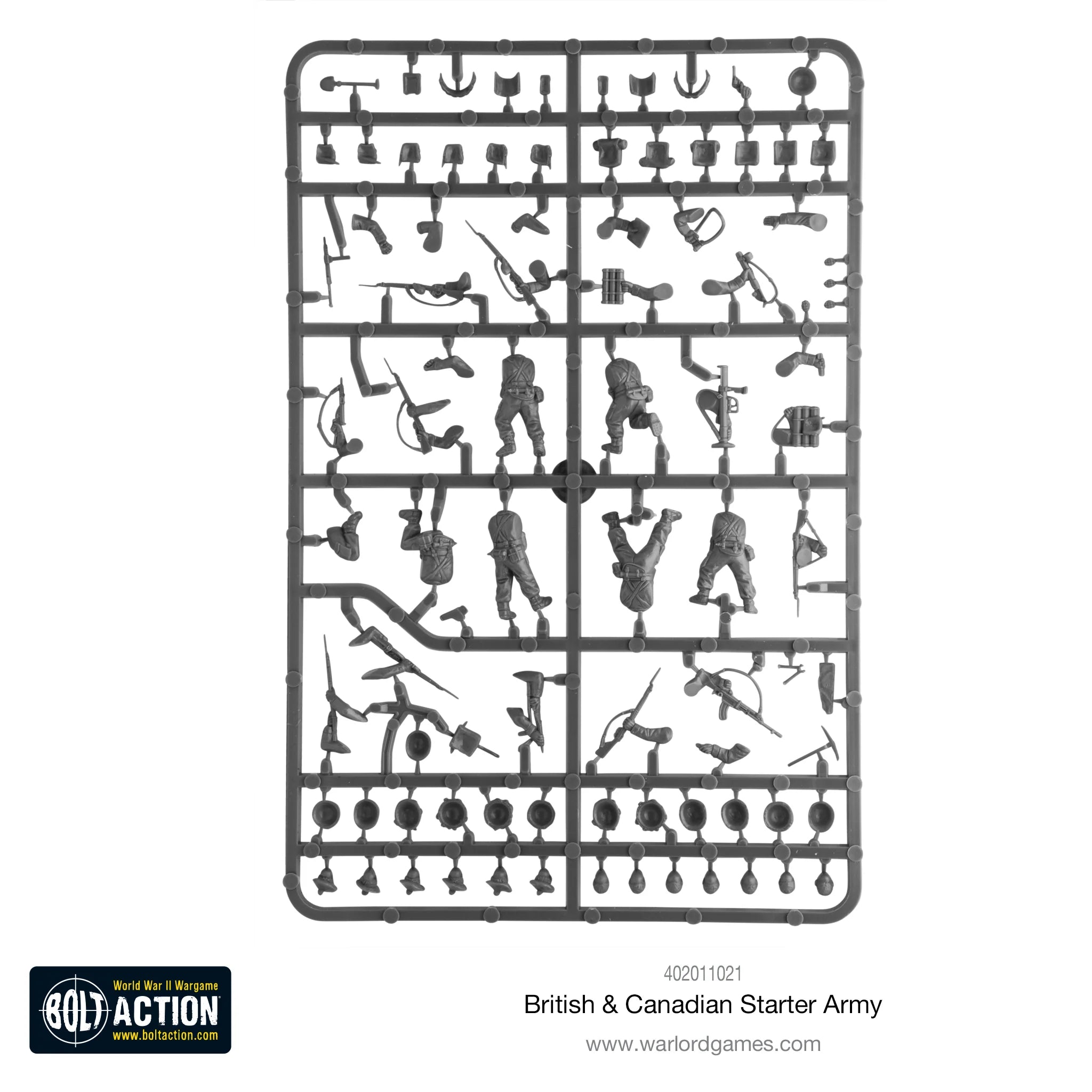 Bolt Action | British and Canadian Army Infantry 1943-45 | 28mm Plastic Starter