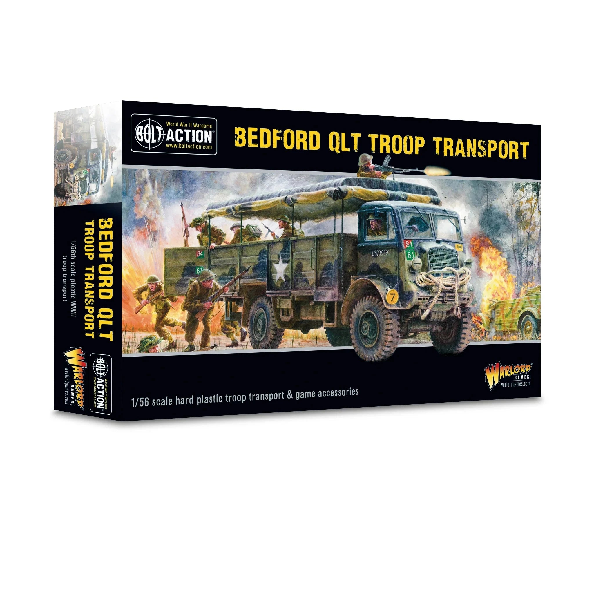 Bolt Action | British Bedford QLT Troop Transport | 28mm Plastic Vehicle