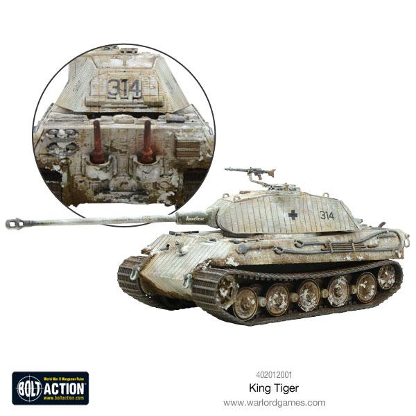 Bolt Action | German King Tiger | 28mm Plastic Vehicle