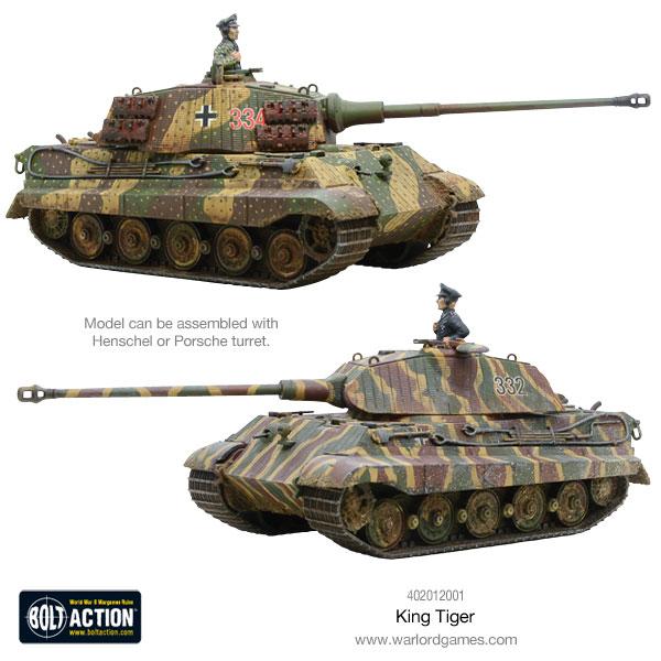 Bolt Action | German King Tiger | 28mm Plastic Vehicle