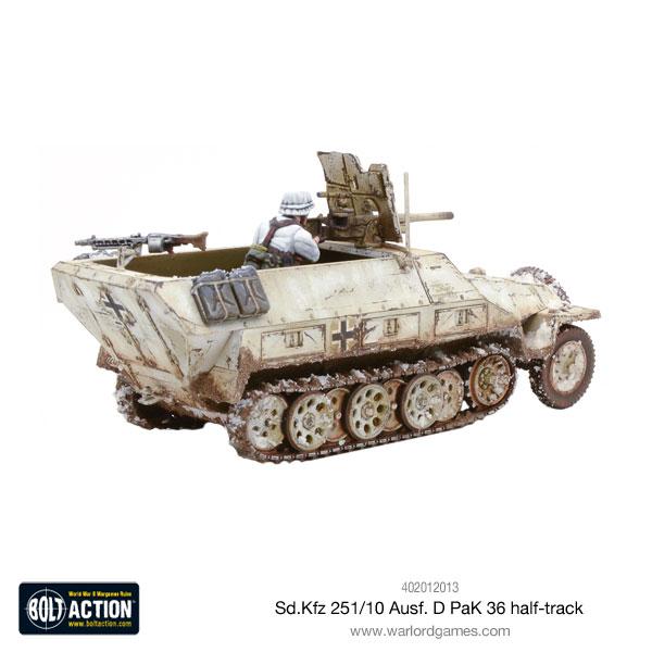 Bolt Action | German | SD.KFZ 251/10 Half Track Pak 36 | 28mm Plastic