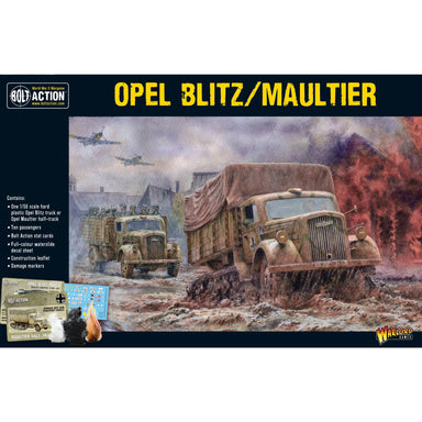 Bolt Action | German | Opel Blitz / Maultier | 28mm Plastic Vehicle | Warlord | Miniature Kingdoms