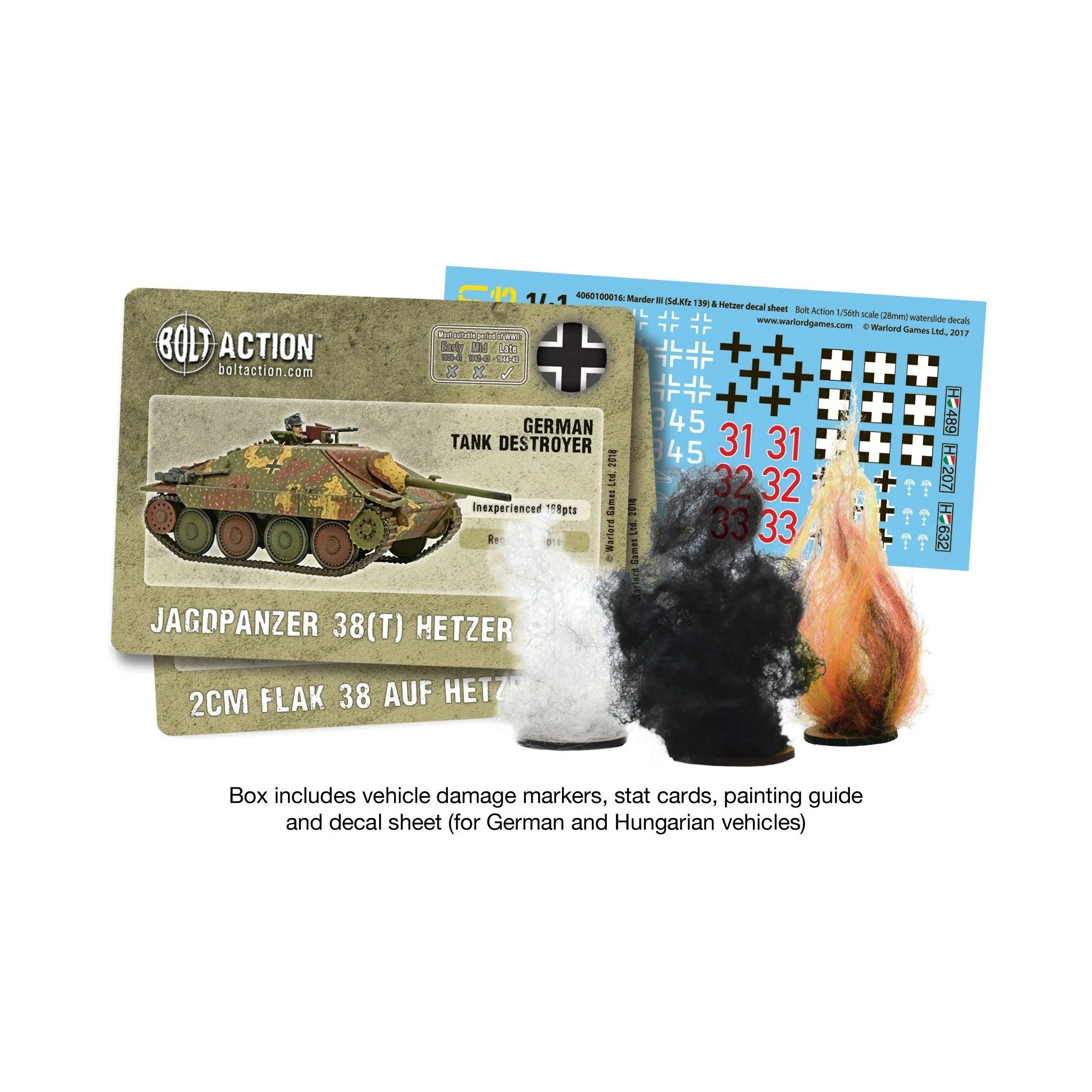 Bolt Action | German Jagdpanzer 38T Hetzer | 28mm Plastic Vehicle