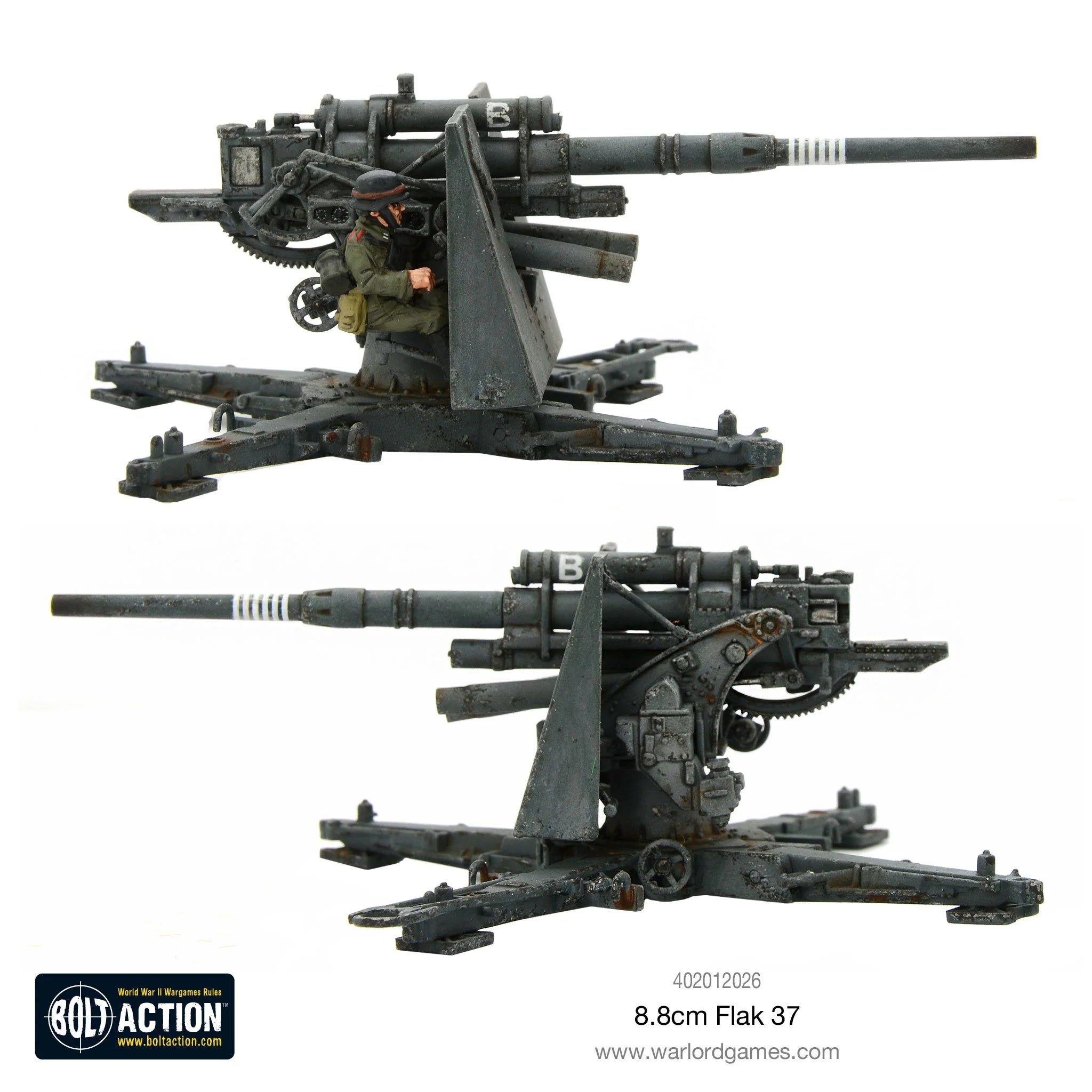 Bolt Action | German Army 8.8cm Flak 37 | 28mm Plastic & Metal Unit