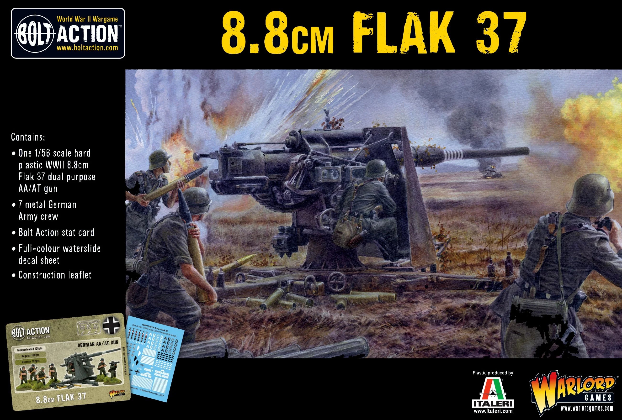 Bolt Action | German Army 8.8cm Flak 37 | 28mm Plastic & Metal Unit