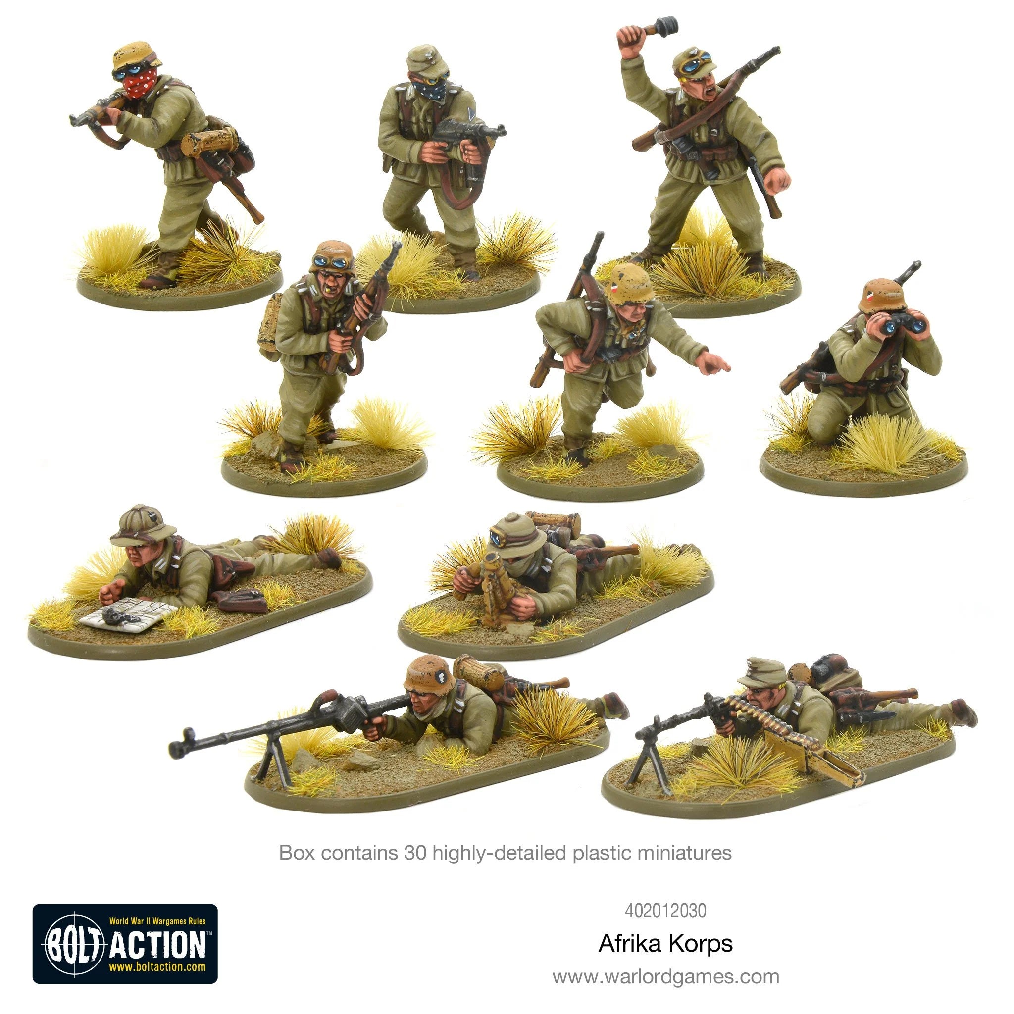 Bolt Action | German Afrika Korps | 28mm Plastic Unit