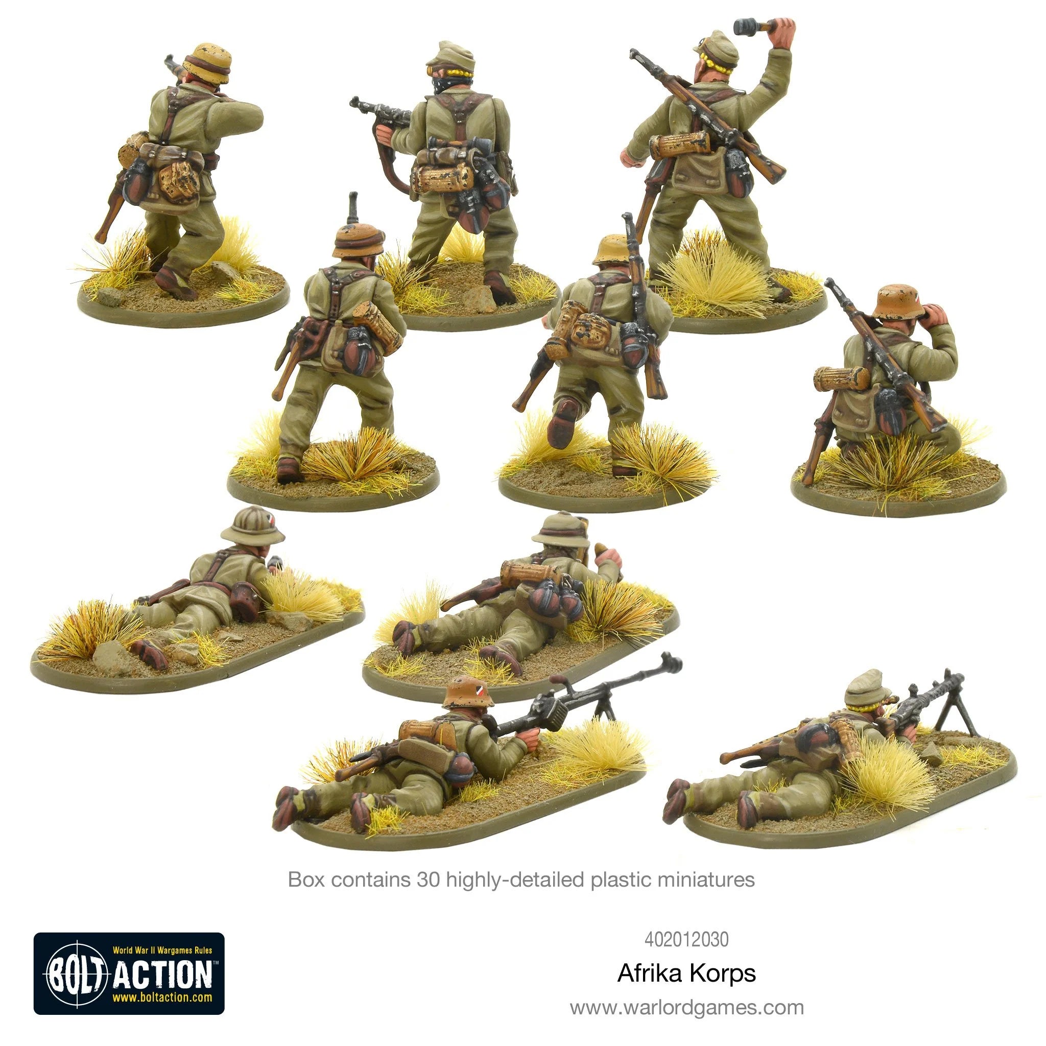 Bolt Action | German Afrika Korps | 28mm Plastic Unit