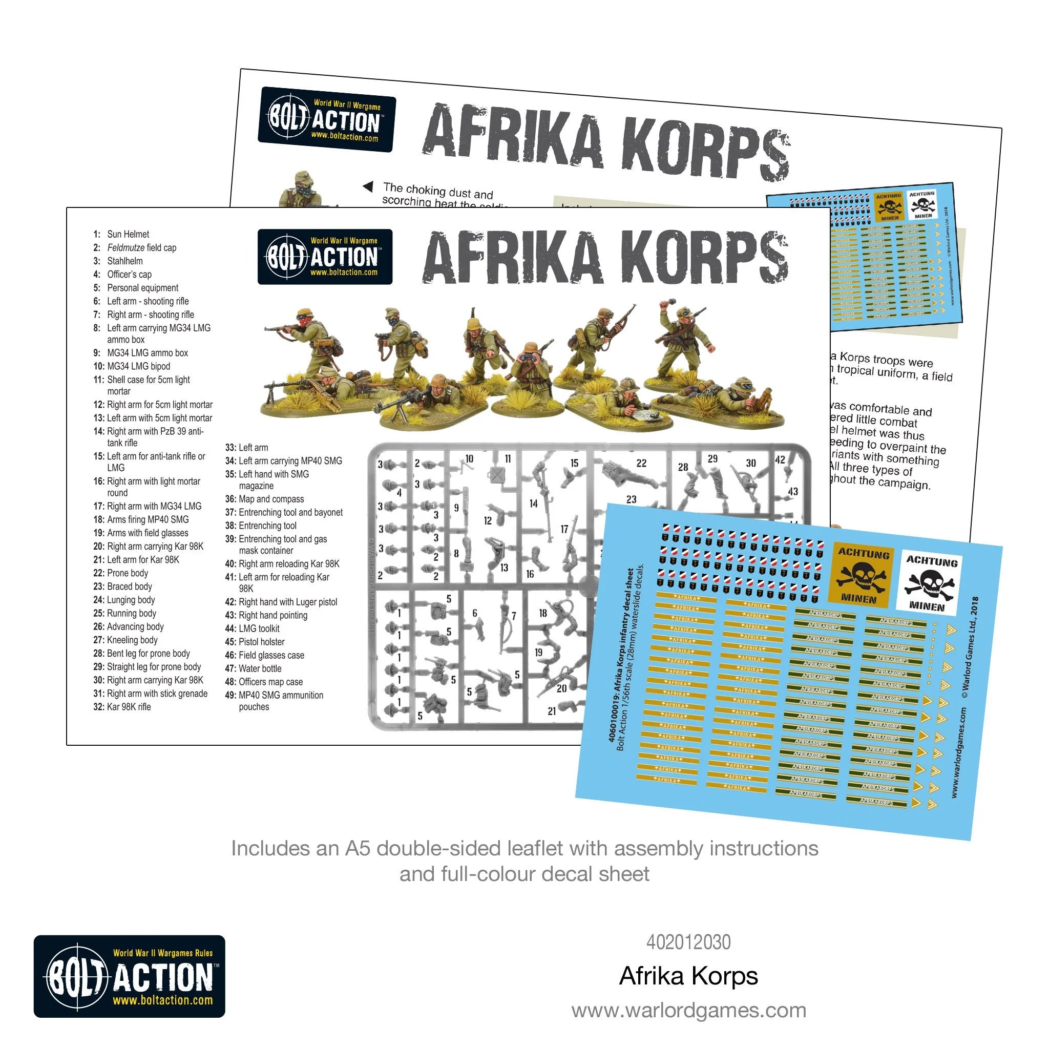 Bolt Action | German Afrika Korps | 28mm Plastic Unit